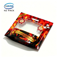 HZ PACK CHINA Sachet Doypack réutilisable en plastique avec poignée et valve de ventilation, compatible micro-ondes, pour poulet rôti, fruits, lait et gelée