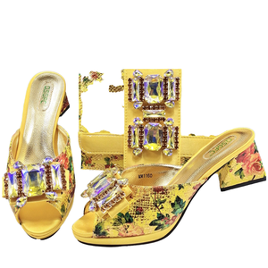 Zapatos de Tacón Bajo Italianos Azules de Piel Sintética para Mujer, Modelo 2025, con Bolsa Antideslizante para Fiestas y Bodas - Product Image 5