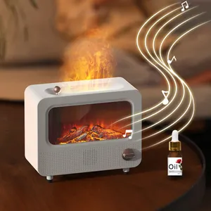 BT Speaker Music Essential Oil Diffuser Flame Aroma Diffuser Smart Diffuser Machine Aroma For Home
