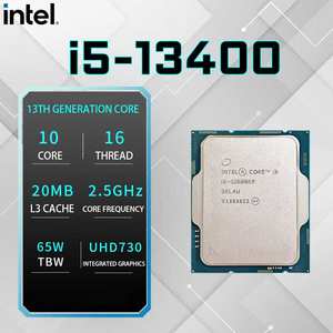 Nuevas unidades centrales de procesamiento (CPU) de 12ª y 13ª generación: I5 13400F, 13400, I5 13600KF, <span class=keywords><strong>I7</strong></span> 13700, <span class=keywords><strong>13700KF</strong></span> para computadoras de escritorio (versión loose tray) - Product Image 3