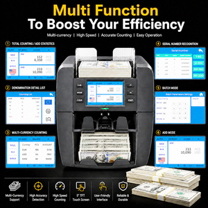 Nouvelle machine <span class=keywords><strong>de</strong></span> comptage et <span class=keywords><strong>de</strong></span> tri <span class=keywords><strong>de</strong></span> <span class=keywords><strong>billets</strong></span> H-8800 à écran tactile, deux compartiments, 2CIS, détection <span class=keywords><strong>de</strong></span> devises mixtes - Product Image 3