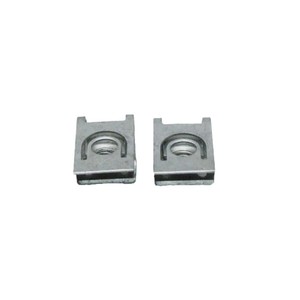 License Plate Base <b>Clip</b> Metal <b>Clamp</b> For General Motors Iron Sheet Mounting Fastener 2853-KS - Product Image 1