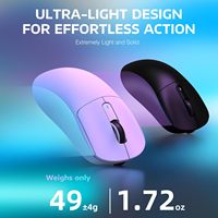 Souris de Jeu Sans Fil Légère Attack Shark X3 X11 avec Triple Mode 2.4G/USB-C Filaire/Bluetooth 26K DPI Capteur Optique PAW3395
