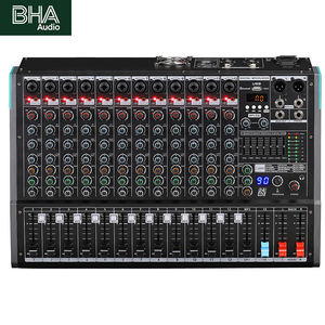 มิกเซอร์เสียง BHA PA12 12 แชนแนล พร้อมเอฟเฟคดิจิตอล 99 แบบ เครื่องเล่น MP3 มัลติฟังก์ชั่น บันทึกเสียงผ่านบลูทูธ รับประกันจากโรงงาน 12 ปี ได้รับมาตรฐาน OEM CE FCC - Product Image 1