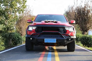 KLT mise à niveau vers RAM TRX Style <span class=keywords><strong>aluminium</strong></span> <span class=keywords><strong>pare</strong></span>-chocs avant aileron <span class=keywords><strong>arrière</strong></span> pour 2019 + RAM 1500 mise à niveau TRX bodykit - Product Image 3