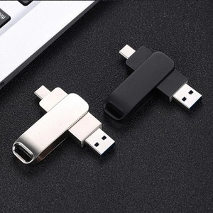Metal <strong>USB</strong> <strong>Flash</strong> Drive Swivel Type-c <strong>USB</strong> <strong>Flash</strong> Drive 2 In 1 Type-c <strong>USB</strong> <strong>Flash</strong> Drive With Custom Logo - Product Image 2