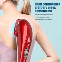 Elektrisches Delphin massage gerät Rücken massage Hammer Vibration Infrarot Stick Roller Cervi cal Body Massage