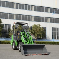 Minipala Compatta con Interasse 1580mm, Larghezza Cingoli 1000mm, Altezza da Terra 215mm per Lavori di Giardinaggio e Piccole Attività Agricole