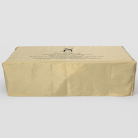 Brasero rectangulaire au propane de 56 pouces en MGO, grande table de brasero robuste, chauffage extérieur moderne, en stock aux États-Unis