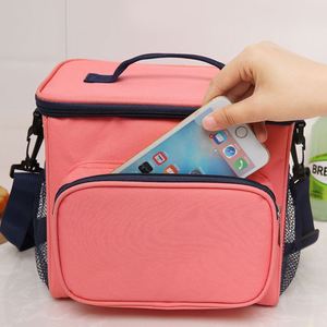 Custom Portable Adult Lunch <b>Box</b> <b>Large</b> Insulated <b>Cooler</b> Tote Bag Zipper Closure Waterproof for Men Women Kids Made Polyester for - Product Image 5