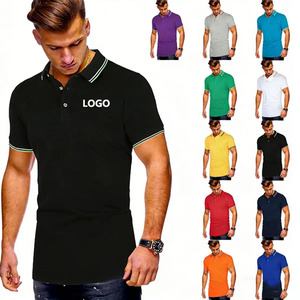 Clothing Manufacturer Wholesale High Quality Custom Embroidered Polo Shirt Golf Embroidered Printed Plain White Black