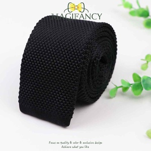 Cà Vạt Dệt Kim Màu Trơn Cà Vạt Dệt Ngắn Gọn Cà Vạt Tuxedo Nam Màu Xanh Biển Đỏ Quà Tặng Cravat Mỏng Hẹp Dự Tiệc Phụ Kiện Thời Trang Màu Xanh Quân Đội - Product Image 5