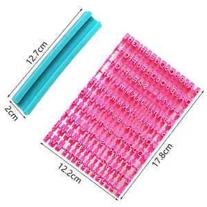 Emporte-Pièce Chiffre et <span class=keywords><strong>Lettre</strong></span> Alphabet Wanlihao, Tampon Gaufrage Fondant Biscuit Pâtisserie - Product Image 2