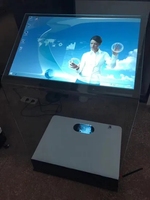 Pantalla Táctil Transparente con Clasificación IP65, Kiosco Interactivo con Soporte SDK para Proyección de Hologramas en Interiores, Imagen Flotante (40 pulgadas)