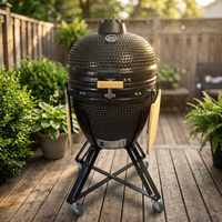 Barbecue Kamado en céramique MCD de 22 pouces, grand fumoir à charbon vert, vente en gros directe usine