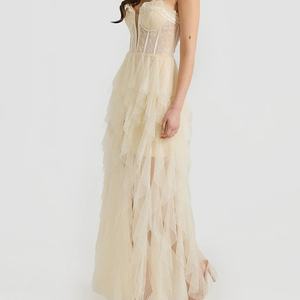 Nuevos Vestidos de Halloween de Lujo para Mujer, Vestido Ajustado de Malla de Doble Capa para Verano, Vestidos Elegantes e Informales - Product Image 4