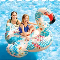 INTEX 57559 popüler yetişkin oyuncak şişme yüzen hayvan oyuncaklar promosyon su yüzen şişme kuğu su parkları 2kg CN;JIA