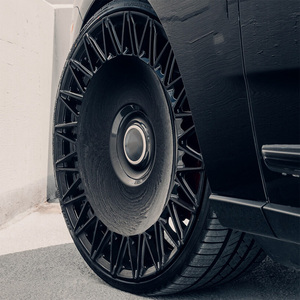 Rines Deportivos Forjados <span class=keywords><strong>de</strong></span> 18 19 20 21 22 23 24 Pulgadas, 6061T6, Negro Brillante, para Autos Deportivos, Compatibles con Mercedes Benz GLE GLS Clase G G63 - Product Image 1