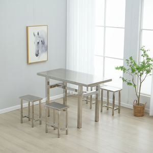 Avec le prix d'usine Table élégante de luxe en acier inoxydable pour l'extérieur - Product Image 1