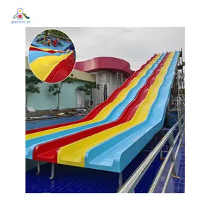 Parc aquatique pour enfants Équipement de jeu aquatique Toboggan aquatique personnaliséRésidence privée Toboggan piscine arrière-cour Vente à chaud Toboggan FRP