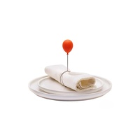 Lot de 4 porte-serviettes créatifs en forme de ballon, vente en gros, pour anniversaires, Saint-Valentin, fêtes de rentrée scolaire - Durables et réutilisables
