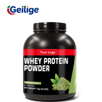 1 kg de poudre de protéines de lactosérum et de créatine aromatisée au matcha, gain de masse premium, développement musculaire rapide, vitamines, musculation, prise de poids