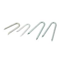 U Type Industrial Grade Construction Staples Nails for Furniture Wood Pallet Packing Smooth Shank Nail Shaped Fence Staple