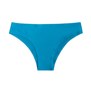 Custom Logo Ladies Low-Rise Seamless G <strong>String</strong> Briefs Ice Silk Thong Sexy Women <strong>Panties</strong> T Back Underwear Temptation For Girls - Product Image 4