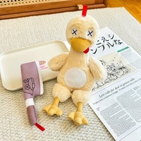 Figurine de canard salé magnétique personnalisée OEM ODM - Peluche en polyester détachable à assembler soi-même - Cadeau d'anniversaire idéal