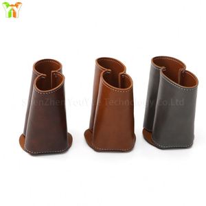 Can Cooler Sleeve for Outdoor Classic PU Leather Beer Beverages Cans Coolers Holder Fathers Day Presents - Product Image 2