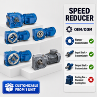 Réducteur de vitesse GOLDGUN 1.1KW Série S67 à engrenage hélicoïdal, à arbre plein ou creux, structure compacte, M1-M6, pour élévateur à godets