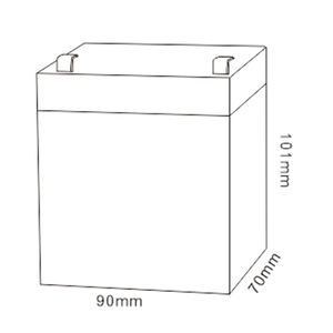 Mhb Ms4.5-12 ソーラー 20時間バッテリー AGM 密閉型充電式鉛蓄電池 12V 4.5ah 20時間 UPS用 - Product Image 2