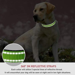 Custom Reflective Durable Natural Fabric Eco Friendly Pet Collar Heavy Duty Hemp <b>Dog</b> Collar for Small <b>Dogs</b> Medium and Large - Product Image 3