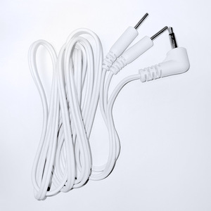 Câble de connexion pour instrument de massage DC3.5 1 à 2 broches, fil de thérapie amincissante à fréquence moyenne, boîtier ABS de forme ronde - Product Image 1