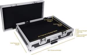 جراب لوحة دواسة الجيتار IP65 قابل للطي من الألومنيوم + ABS مع قفل بإبزيم - Product Image 5