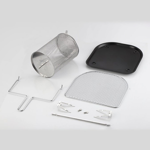 Với Oster Nồi Chiên Không Khí Tàu Trong 7 Ngày 2 Giỏ Kép Kích Thước Lớn Nồi Chiên Sâu 10 Lít Wifi Kỹ Thuật Số Nồi Chiên Không Khí Lò Nhôm 220 - Product Image 3