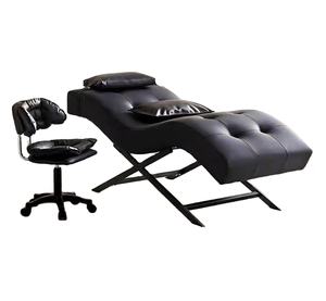 New High-end S-shaped Eyelash Beauty Bed Beauty Salon Specific Bed Embroidered Nail Art Face Washing Ear Picking Bed - Product Image 5