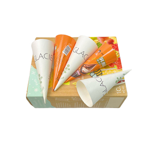 Fournisseur en gros d'emballage <span class=keywords><strong>de</strong></span> crème glacée biodégradable jetable cornet <span class=keywords><strong>de</strong></span> crème glacée vente en gros gobelet en papier - Product Image 6