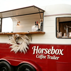 Remolque de Comida Tipo Horse Bar, Remolques de Comida, Remolque de Cocina Móvil, Remolque Móvil para Bodas, Carrito de Comida Callejera, Food Truck Estilo Americano - Product Image 2