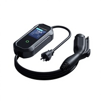 Chargeur de voiture électrique portable 3,5 kW 7 kW Type 2 Niveau 2 Câble de charge EV avec affichage LED étanche IP65