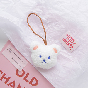 Mignon dessin animé en peluche ours poupée <span class=keywords><strong>sac</strong></span> à <span class=keywords><strong>dos</strong></span> ornement enfant nom étiquettes étiquette d'identification pour bébé cartable bagages pépinière enfants nom étiquette - Product Image 5