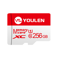 Cartes mémoire en plastique haute vitesse pour appareils photo, logo personnalisé, capacités de 4 Go à 128 Go, certifiées CE, RoHS, FCC, accessoires de marque OEM