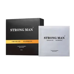 High quality Bagged Disposable Male Long-lasting Penis Ejaculation Delay Sex Wet Tissues for Men Sex x