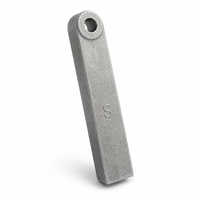 Support en U en fonte ductile GGG50 sur mesure, robuste, en forme de fourche, pour machines industrielles