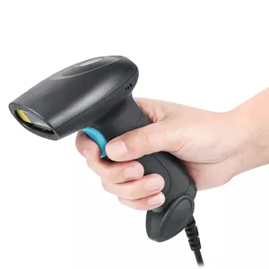 Laser CCD CMOS Scan wired Bar Code Scanners Reader Corded Handheld 1D 2D QR Barcode Scanner suppliers