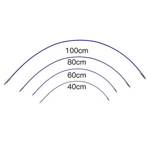 Juego <span class=keywords><strong>de</strong></span> <span class=keywords><strong>Agujas</strong></span> <span class=keywords><strong>Circulares</strong></span> <span class=keywords><strong>Intercambiables</strong></span> <span class=keywords><strong>de</strong></span> Aluminio para Tejer, Kit <span class=keywords><strong>de</strong></span> <span class=keywords><strong>Agujas</strong></span> <span class=keywords><strong>de</strong></span> Tejer con 4 Cables, Portaagujas y Bolsa - Product Image 5