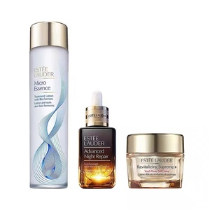 Ensemble trois pièces anti-âge unisexe Este Lauder pour adultes, micro-essence, crème revitalisante, sérum de réparation nocturne avancé - Product Image 2