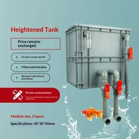 Überlaufschutz-Glaswasserzirkulationssystem für Aquarien, Fischbecken-Umlaufbox, Filterbehälter-Zubehör