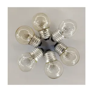 Preço de fábrica Mini Lâmpada Incandescente G40 15W 25W 40W E27 Lâmpadas Edison Incandescentes