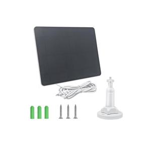 BUHESHUI 6W <span class=keywords><strong>Panneau</strong></span> <span class=keywords><strong>Solaire</strong></span> Caméra de Surveillance Sonnette Surveillance <span class=keywords><strong>Arlo</strong></span> Anneau Eufy Blink <span class=keywords><strong>Panneau</strong></span> de Charge <span class=keywords><strong>Solaire</strong></span> - Product Image 1